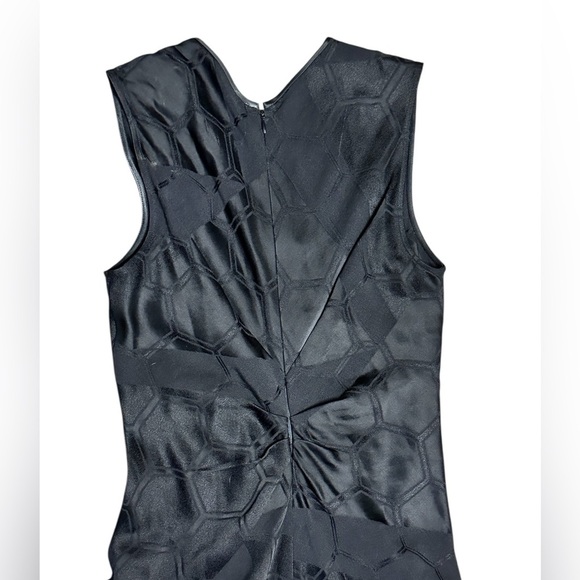 ISABEL MARANT Ravenax Black Midi Satin Dress - Picture 9 of 10